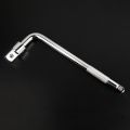 Curved Rod L-shaped Socket Wrench 10 Inch. 12 Inch. 14 Inch Curved Rod-silver. 