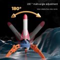 Air Pressed Children Air Stomp Rocket Foot Pump Interactive Game Launcher Toy Kids Activity Education Toy Kids Boy Girl Flying Foam Rockets Outdoor. 