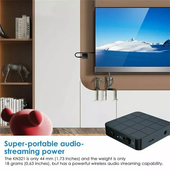 CRYPTONE%20KN321%20Bluetooth%205.0%20Receiver%20Adapter%20with%20RCA%20Cables%20for%20Hi-Fi%20Audio%20Systems%20-%20Image%205