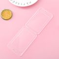 Accessories Vertical Transparent Card Holder Durable ABS Transparent ID Tag Badge Holder Mini Plastic Pass Work Card Cover Case. 