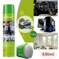 Foam Cleaner with Brush - Car Dashboard Cleaner And Indoor Use - Leather Fabric Cleaner - Car Interior Dashboard Home office Sofa - Computer Laptop TV Water-free Cleaning Agent -650ml. 