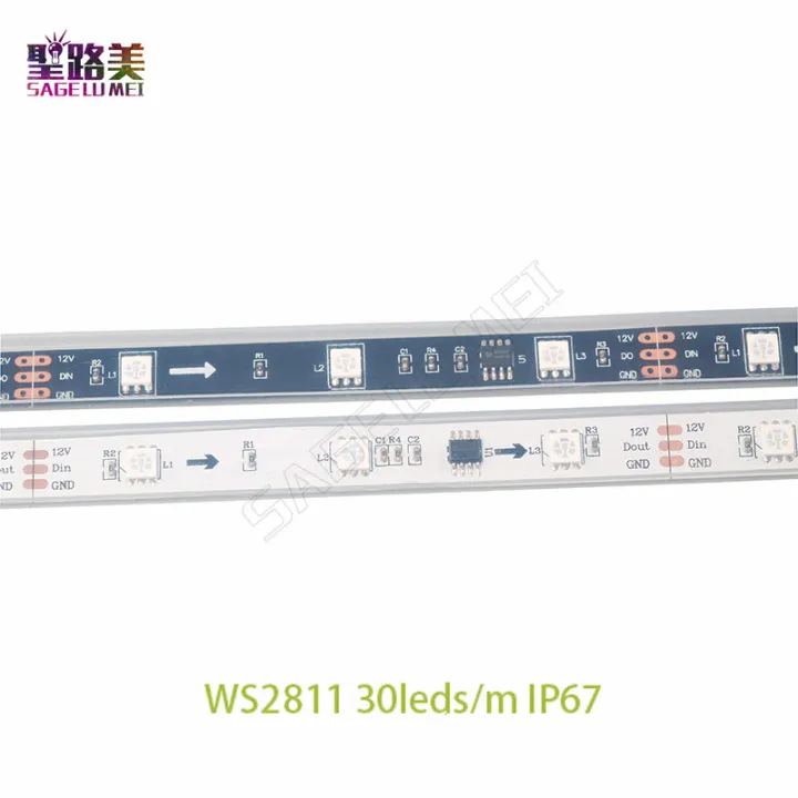 Dc12v%205m%20Ws2811%20Led%20Pixel%20Strip%20Rgb%20Full%20Color%205050%20Led%20Strip%20Ribbon%20Flexible%20Addressable%20Digital%20Led%20Tape%201%20Ic%20Control%203%20-%20Image%203
