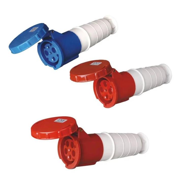 3P/4P/5Pin 63A IP67 Industrial Plug and Socket Electrical Connector ...