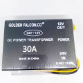 DC Power Supply Transformer Electric Voltage Step Down Converter 24V to 12V - 30 Amp Model: 11599. 