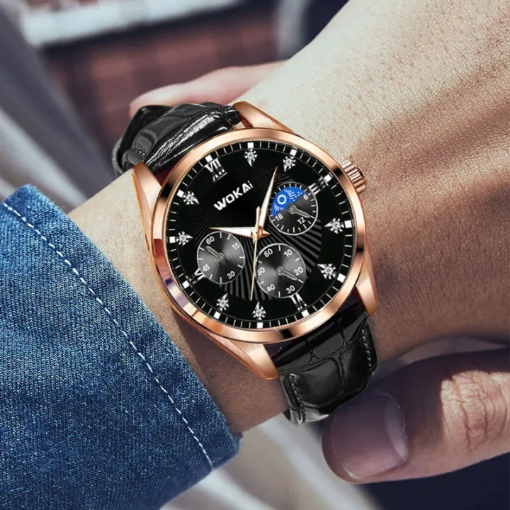 New%20High-End%20wokai%20Watch%20Business%20Wristwatch%20Quartz%20Sports%20Watch%20Leather%20Strap%20Men's%20Watch%2045%20to%2050%20Years%20Old%20-%20Image%204