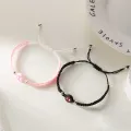 【ThinkWay】2 PCS/SET Spiderman Bracelet For Couple Gwen And Miles Spider Man And Spider Girl Handmade Bracelet Fashion Jewelry Friendship Gifts Unisex. 