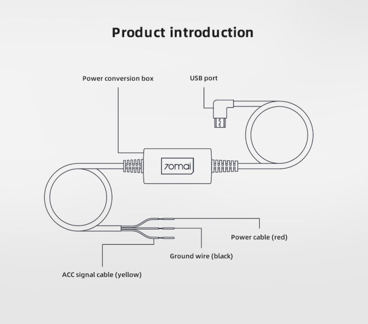 70mai%20Parking%20Surveillance%20Cable%20Hardwire%20Kit%20UP02%20for%2070mai%204K%20A800S%20A500S%20A400%20M300%20Lite2%201S%20Realize%2024H%20Parking%20Monitoring%20-%20Image%207