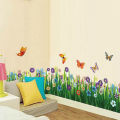 Flower Wall Stickers DIY Door Decor Butterfly Art Vinyl Decal Colors Kids Room Life. 
