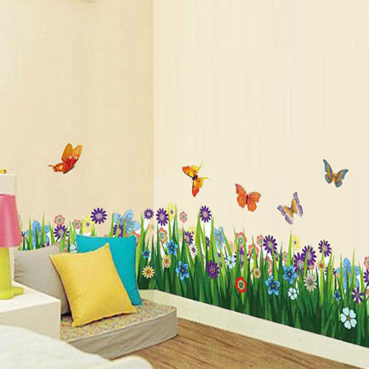 Flower%20Wall%20Stickers%20DIY%20Door%20Decor%20Butterfly%20Art%20Vinyl%20Decal%20Colors%20Kids%20Room%20Life%20-%20Image%204