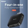 Baseus Fully Loaded Portable 4 in 1 USB HUB ( Type-C to USB 2.0*4 ). 