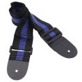 Soft Nylon Guitar Strap Belt with Leather End - Guitar Ukulele Mandolin Strap Belt For Acoustic/ Electric/ Bass/ Classical Guitar Mandolin, Ukulele. 