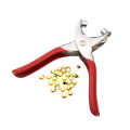 1 Punch Pliers 100 Rivets Eyelets Tools Grommets for Shoes Bags Leather Belt. 