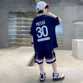 Children's Basketball Clothes Boys Middle and Big Children's Training Clothes Boys No.30 Sports Suit Team Clothes Sleeveless Jersey Summer Fashion. 