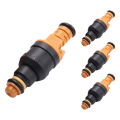 4PCS Car Fuel Injectors Set 0280150762 Fit for Peugeot 405 505 Volvo 240 244 245 740 780 940 1.9L 2.2L 2.3L. 