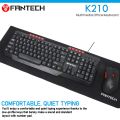 Fantech K210 Multimedia Office Wired Keyboard 114 Keys. 