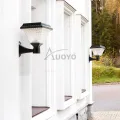 Outdoor Pillar Lights Solar Charging IP65 Waterproof Column Lamp Post Lights Courtyard Lamp Headlight Pillar Fence Post Garden lights For Courtyard Fence Column. 
