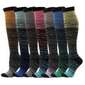 Compression Socks Women Socks Gradual Compression Sports Men Support Socks Knee High Wide Calf Socks Nylon Socks. 