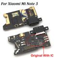 New Original USB Charging Port Plug Dock Connector Board Flex Cable With Full IC For Xiaomi Mi Note 3 Charging Connector Board. 