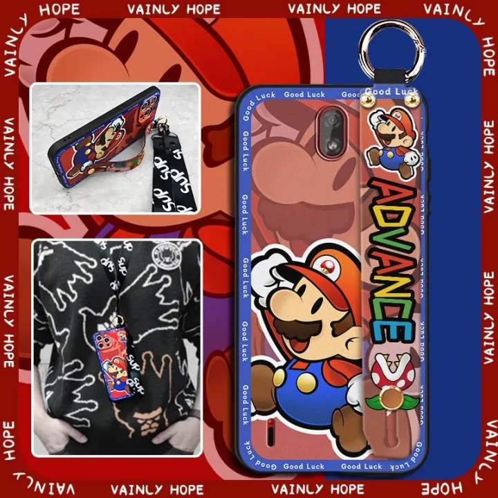 protective%20Soft%20case%20Phone%20Case%20For%20Nokia%20C1%20Silicone%20Lanyard%20Kickstand%20Anti-knock%20Shockproof%20Wrist%20Strap%20Anti-dust%20Cute%20-%20Image%207
