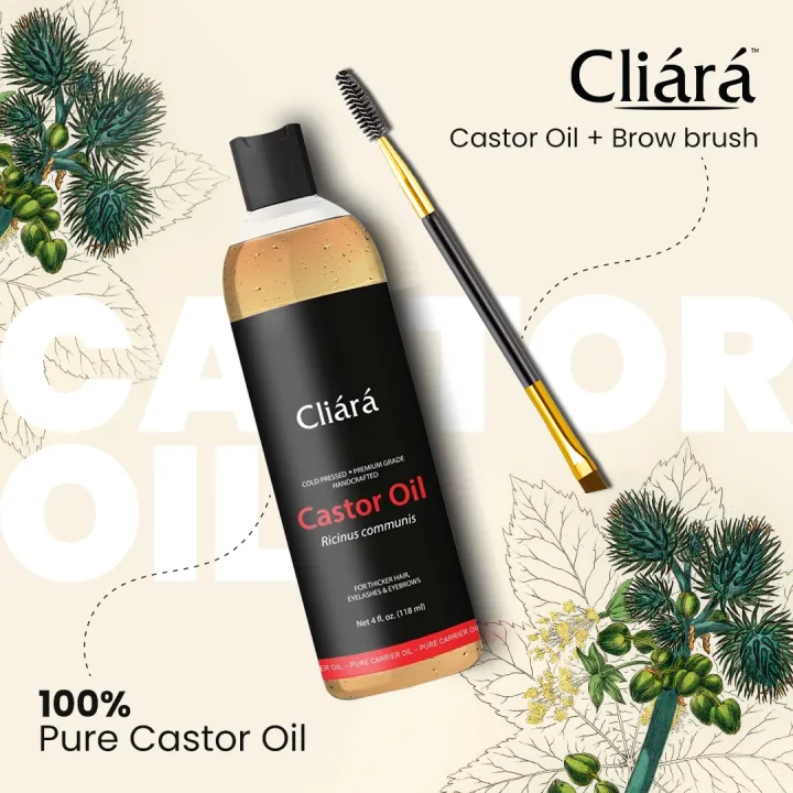 Cliara%20118ml%20Black%20Castor%20Oil%20with%20a%20free%20Eyebrow%20brush%20-%20Image%202