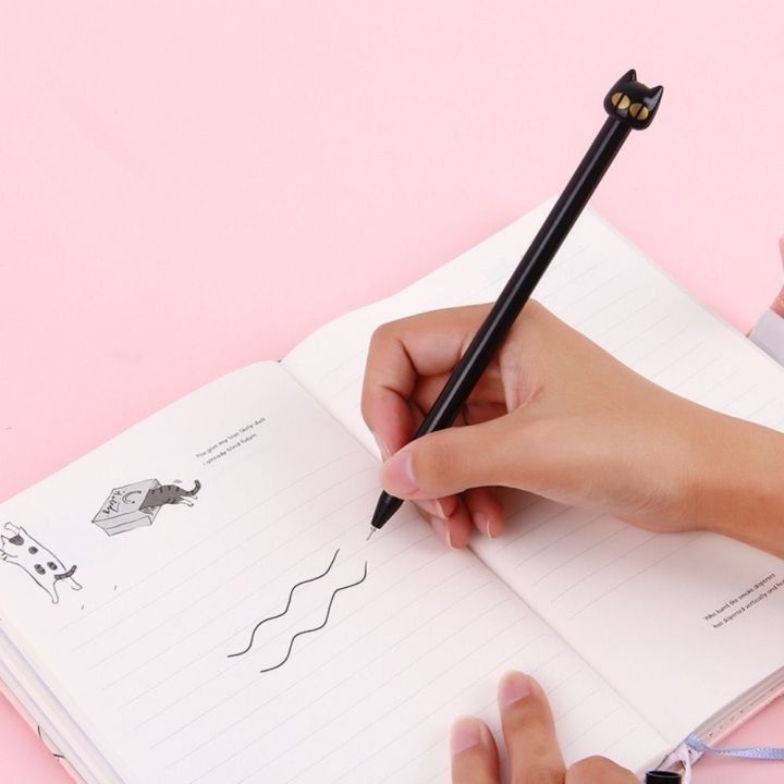 4Pcs/Set%20Cute%20PVC%20Signature%20Pen%20Quick-Drying%20Cartoon%20Gel%20Pen%20Writing%20Tool%20Stationery%20Neutral%20Pen%20-%20Image%207