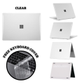 CRYSTAL CLEAR Hard PC Case Microsoft Surface Laptop Go 5 4 3 2 1 12.4 13.5 1868 1951 1769 1867 1958 1950 Cover Casing. 