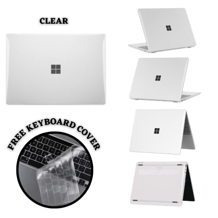 CRYSTAL%20CLEAR%20Hard%20PC%20Case%20Microsoft%20Surface%20Laptop%20Go%205%204%203%202%201%2012.4%2013.5%201868%201951%201769%201867%201958%201950%20Cover%20Casing%20-%20Image%208