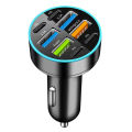 【Top Selling Item】 8-Port Car Charger 4USB+4Type-C PD Charging Truck Vehicles Phone Adapter For Android Phone For.