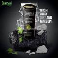 JUNSUI CHARCOAL Natural Activated Carbon 100g Face Wash with Oil Control for Removes Black Heads 100gm. 