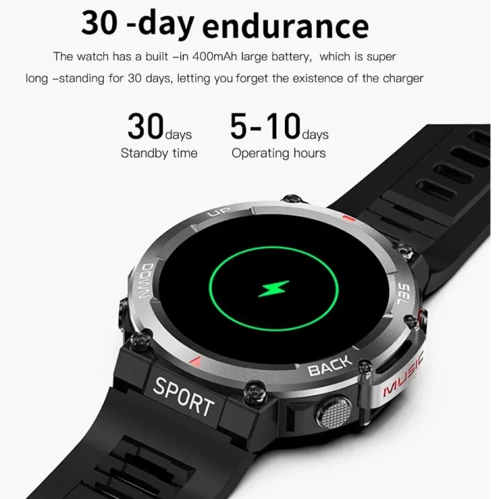 NEW%20Smart%20Watch%20for%20Men%20Bluetooth%20Sport%20400mAh%20Long%20Standby%201.39%20Inch%20360*360%20HD%20Screen%20Outdoors%20Smartwatch%20L33%20LIGE%202026%20-%20Image%204