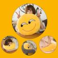 SF 30CM Soft Emoji Yellow Round Cushion Emoticon Stuffed Plush Toy Pillow #253935. 