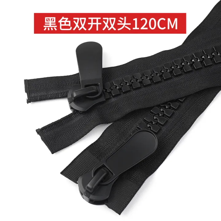 No.%2020%20Extra%20Large%20Double-Headed%20Double%20Open%20Large%20Clothes%20down%20Jacket%20Engineering%20Tent%20Pengfang%20Pull%20Lock%20Long%20Resin%20Zipper%20-%20Image%202