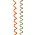 Spring Spiral Retractable Keyring Clips Spiral Stretch String Keyring Keychain Key Ring for Keys Nail Clippers. 