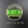 Spirit Level Vials Round Fame Square Horizontal Bubble Protractor for Three-direction Spirit Level Ruler. 