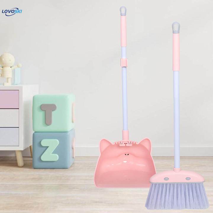 Kids%20Broom%20Dustpan%20Set%20House%20Cleaning%20Gifts%20Novelty%20Housekeeping%20Play%20Set%20Kids%20Cleaning%20Set%20for%20Age%20-%20Image%202