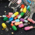 100Pcs/Bag Capsule Love Clear Wish Bottle Blank Letter Paper Message Envelope Pill Gift Paper Roll Mini Letter Pad Wedding Kids Gifts. 