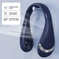 Portable Neck Fan, Foldable Neck Fan 360° Bladeless  mini fan Cooling Personal Neck Fan Rechargeable Hand-free Neck Fan with 3 Speeds for Travel, Outdoor, Home, Office, School, Camping. 