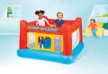 Intex Inflatable Jump-O-Lene Playhouse Trampoline Bounce House for Kids Ages 3-6 Pool Red/Yellow, 68-1/2" L x 68-1/2" W x 44" H |INTEX 48260 |MUT 275K|HN. 
