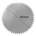 100Pcs 45mm Embosser Sticker Embossing Stamp ,Customize Embosser seal ,DIY Embossing Seal. 