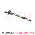 For Samsung Galaxy J5 2015 J500 J500F / J7 2015 J700 J700F Home Button keypad Sensor Audio Jack Headphone Flex Cable Repair Part. 