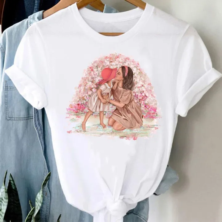 T-shirts%20Women%2090s%20Watercolor%20Boy%20Son%20Cartoon%20Style%20Mom%20Mother%20Mama%20Clothes%20Stylish%20Tshirt%20Top%20Lady%20Print%20Girl%20Tee%20T-Shirt%20-%20Image%205