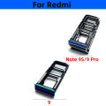 NEW SIM Card Tray Chip Slot Drawer Holder Adapter Accessories Repair Part For Xiaomi Redmi Note 9S Note 9 7 Pro + Pin. 