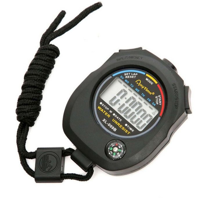 Digital Stopwatch Timer Multifuction rtable Outdoor Srts Running Training Timer Chronograph Stop Watch