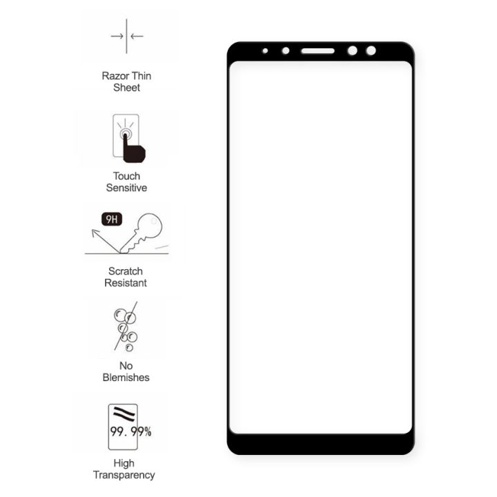 Samsung%20J5%20Prime%20G570%20Black%205D%20Full%20Cover%209H%20Tempered%20Glass%20Screen%20Protector%20-%20Image%203