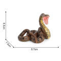 Simulation Snake Solid Model Golden Python Model Figure Animal Model Toy. 