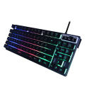 Fantech K613 Aluminum Alloy RGB 87 Keys Backlit Membrane Wired Gaming Keyboard. 