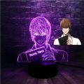 【802e9a44】Japan Comic Figure Death Notes 3D RGB LED Sensor Night Light 7 Color USB Mood Room Table Lava Holiday Friends Gift. 