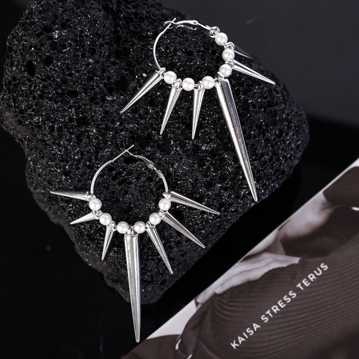 Rivet%20Hoop%20Earrings%20Cool%20Hip%20Hop%20Earrings%20for%20Women%20Jewelry%20Punk%20Korean%20Grunge%20Rock%20Accessories%20Earrings%20-%20Image%207