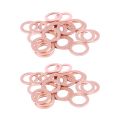 40Pcs 12mm X 18mm X 1.5mm Copper Flat Washer Ring Sealing Fitting. 