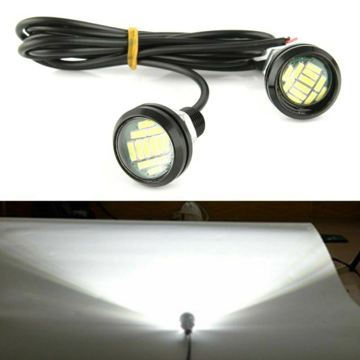 2x%20White%20DC%2012V%205W%20Eagle%20Eye%20LED%20Daytime%20Running%20DRL%20Backup%20Light%20Car%20Auto%20Lamp%20-%20Image%205